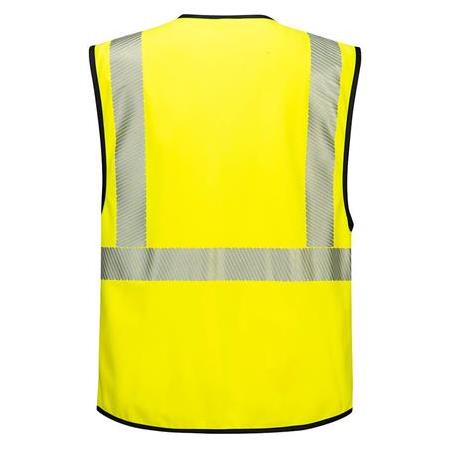 PORTWEST PW309 - PW3 Hi-Vis Yönetici İkaz Yeleği Sarı/Siyah