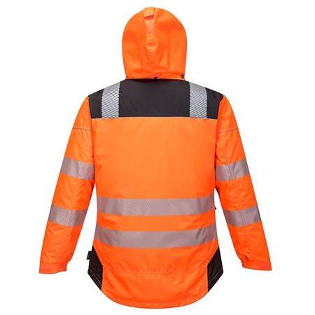 PORTWEST T400 - PW3 Hi-Vis Winter Ceket Turuncu/Siyah